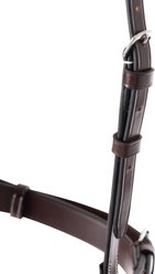 Huntley Equestrian Fancy Stitched Raised Chain Horse Crank Noseband, Australian Nut, Cob slide 2 of 6