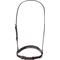 Show in main carousel: Huntley Equestrian Fancy Stitched Raised Chain Noseband, Australian Nut, Full slide 3 of 8
