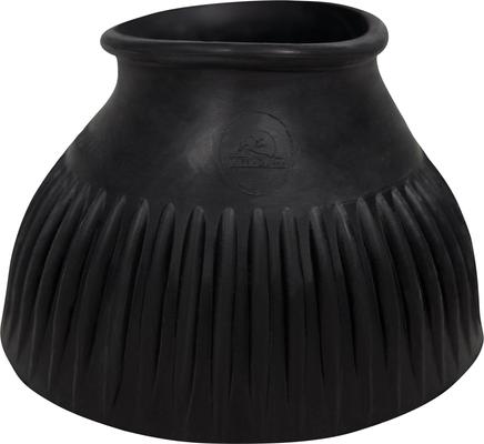 Show full view: Grand Prix Italian Pull On Rubber Horse Bell Boots, Black, Large slide 6 of 6