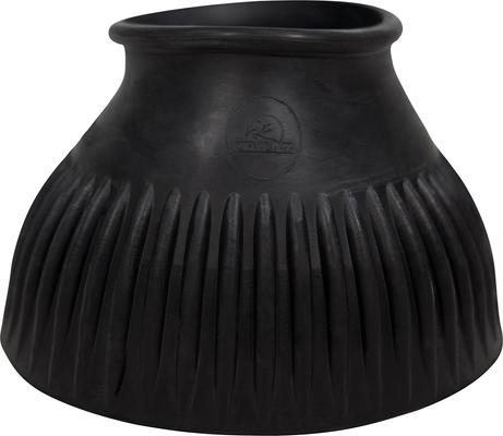 Show full view: Grand Prix Italian Pull On Rubber Horse Bell Boots, Black, Large slide 5 of 6