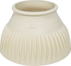 Grand Prix Italian Pull On Rubber Horse Bell Boots, White, Small slide 2 of 6