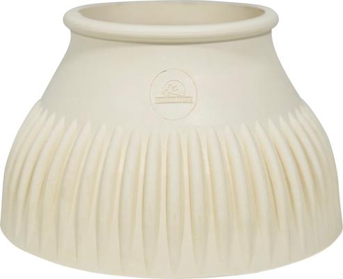 Show full view: Grand Prix Italian Pull On Rubber Horse Bell Boots, White, Small slide 5 of 6