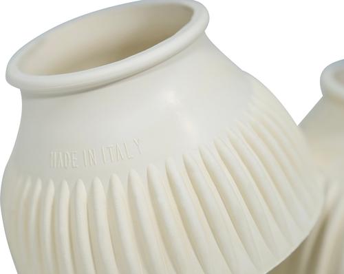 Show full view: Grand Prix Italian Pull On Rubber Horse Bell Boots, White, Small slide 2 of 6