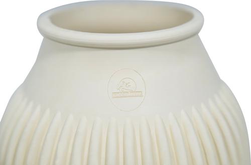 Show full view: Grand Prix Italian Pull On Rubber Horse Bell Boots, White, Small slide 4 of 6