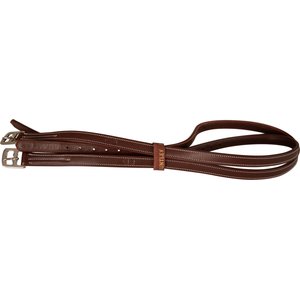 Huntley Equestrian Children's English Stirrup Leathers, Brown, 42-in