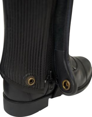 Show full view: Grand Prix Elite Leather Kids Half Chaps, Black, Large slide 9 of 9