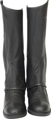 Show full view: Grand Prix Elite Leather Kids Half Chaps, Black, Large slide 3 of 9