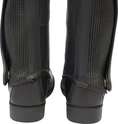 Show full view: Grand Prix Elite Leather Kids Half Chaps, Black, Large slide 5 of 9