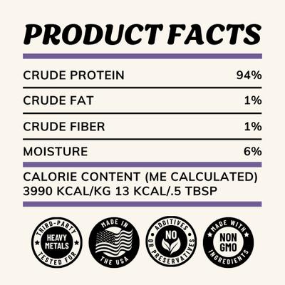 Show full view: Fido's Bone Broth Simply Grass-Fed Beef Bone Broth Powdered Dog Food Topper, 7-oz jar slide 5 of 10