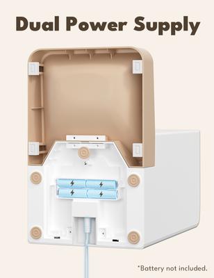 Show full view: PetSnowy SNOW+ Automatic Cat Feeder, 16.9-cup, Cream slide 4 of 8