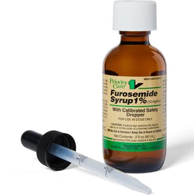 Show full view: Furosemide (Generic) Syrup for Dogs, 10 mg/mL, 60 mL slide 5 of 10