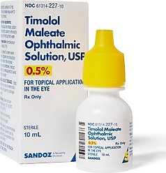 Timolol Maleate (Generic) Ophthalmic Solution 0.5%, 10-mL
