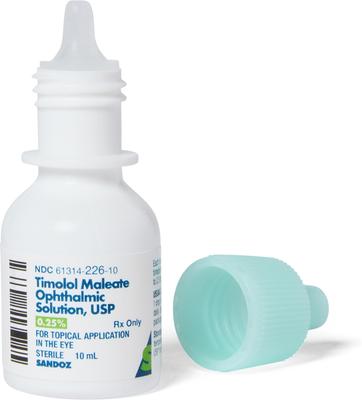 Show full view: Timolol Maleate (Generic) Ophthalmic Solution 0.25%, 10-mL slide 2 of 7