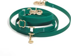 Sunny Tails 4-in-1 Convertible Hands Free Cloud Dog Leash, 8.5-ft long, 5/8-in wide, Meadow Green