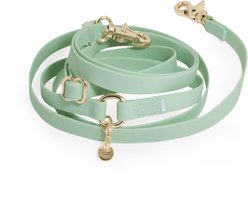 Sunny Tails 4-in-1 Convertible Hands Free Cloud Dog Leash, 8.5-ft long, 5/8-in wide, Pistachio Green