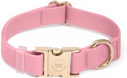 Sunny Tails Cloud Waterproof Dog Collar, Perfect Pink, Large: 16 to 24-in neck, 1-in wide