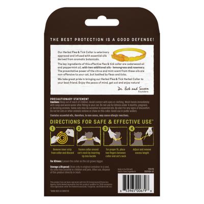 Show full view: Earth Animal Apothecary Natural Flea & Tick Herbal Collar for Cats slide 2 of 7