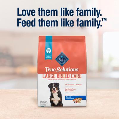 Show full view: Blue Buffalo True Solutions Large Breed Care Formula Adult Dry Dog Food, 24-lb bag slide 9 of 12