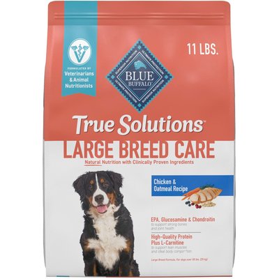 Blue Buffalo Blue Buffalo True Solutions Large Breed Care Formula Adult Dry Dog Food, 11-lb bag
