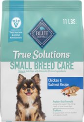 Blue Buffalo True Solutions Small Breed Care Formula Adult Dry Dog Food, 11-lb bag