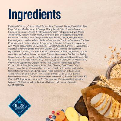 Show full view: Blue Buffalo True Solutions Large Breed Care Formula Adult Dry Dog Food, 24-lb bag slide 5 of 12