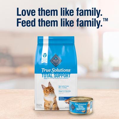 Show full view: Blue Buffalo True Solutions Total Support Natural Indoor Cat Formula Adult Dry Cat Food, 11-lb bag slide 9 of 12