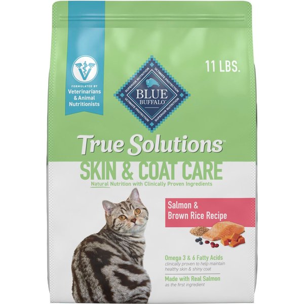 Blue Buffalo True Solutions Skin & Coat Care Natural Salmon Adult Dry Cat Food