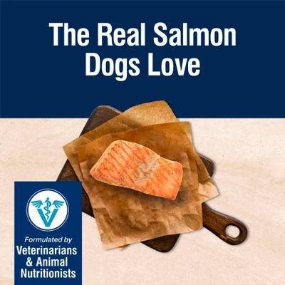 Show full view: Blue Buffalo True Solutions Skin & Coat Natural Salmon Adult Dry Dog Food, 4-lb bag slide 3 of 12