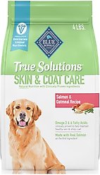 Blue Buffalo True Solutions Skin & Coat Natural Salmon Adult Dry Dog Food, 4-lb bag