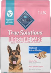 Blue Buffalo True Solutions Blissful Belly Digestive Care Formula Dry Food, 11-lb bag + Digestive Care Formula Wet Dog Food slide 2 of 9
