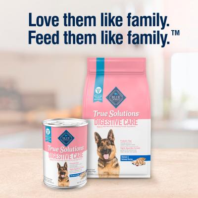 Show full view: Blue Buffalo True Solutions Digestive Care Adult Chicken Dry Dog Food, 4-lb bag slide 9 of 12