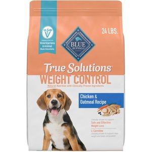 Blue Buffalo True Solutions Natural Weight Control Chicken Adult Dry Dog Food, 24-lb bag