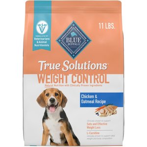 Blue Buffalo True Solutions Natural Weight Control Chicken Adult Dry Dog Food, 11-lb bag