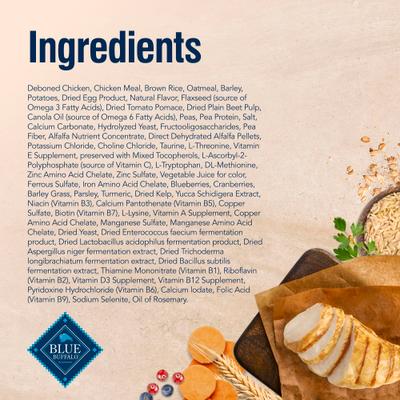 Show full view: Blue Buffalo True Solutions Natural Weight Control Chicken Adult Dry Dog Food, 4-lb bag slide 5 of 12