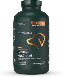 VetriScience GlycoFlex Plus Chewable Tablets Joint Supplement for Dogs, 120 count