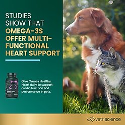 VetriScience Cardio Strength Capsules Heart Supplement for Cats & Dogs, 90 count slide 2 of 8