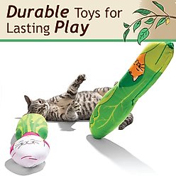 TwinCritters Silvervine Vegetables KittiVeggi Plush Cat Toy with Catnip slide 2 of 7