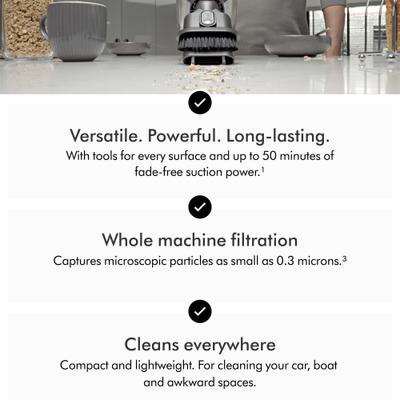 Show full view: Dyson Car & Boat Handheld Vacuum, Silver slide 7 of 9