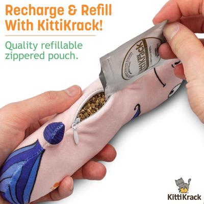 Show full view: TwinCritters Silvervine Unicorns Plush Cat Toy with Catnip slide 5 of 8