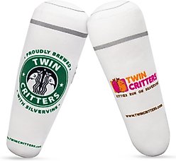 TwinCritters Silvervine Coffee Cups KittiBuzz Plush Cat Toy with Catnip slide 1 of 7