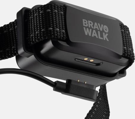 Show full view: BravoWalk Pro No-Pull Dog Training Collar, Black, Medium: 11 to 16-in neck, 3/4-in wide slide 6 of 12
