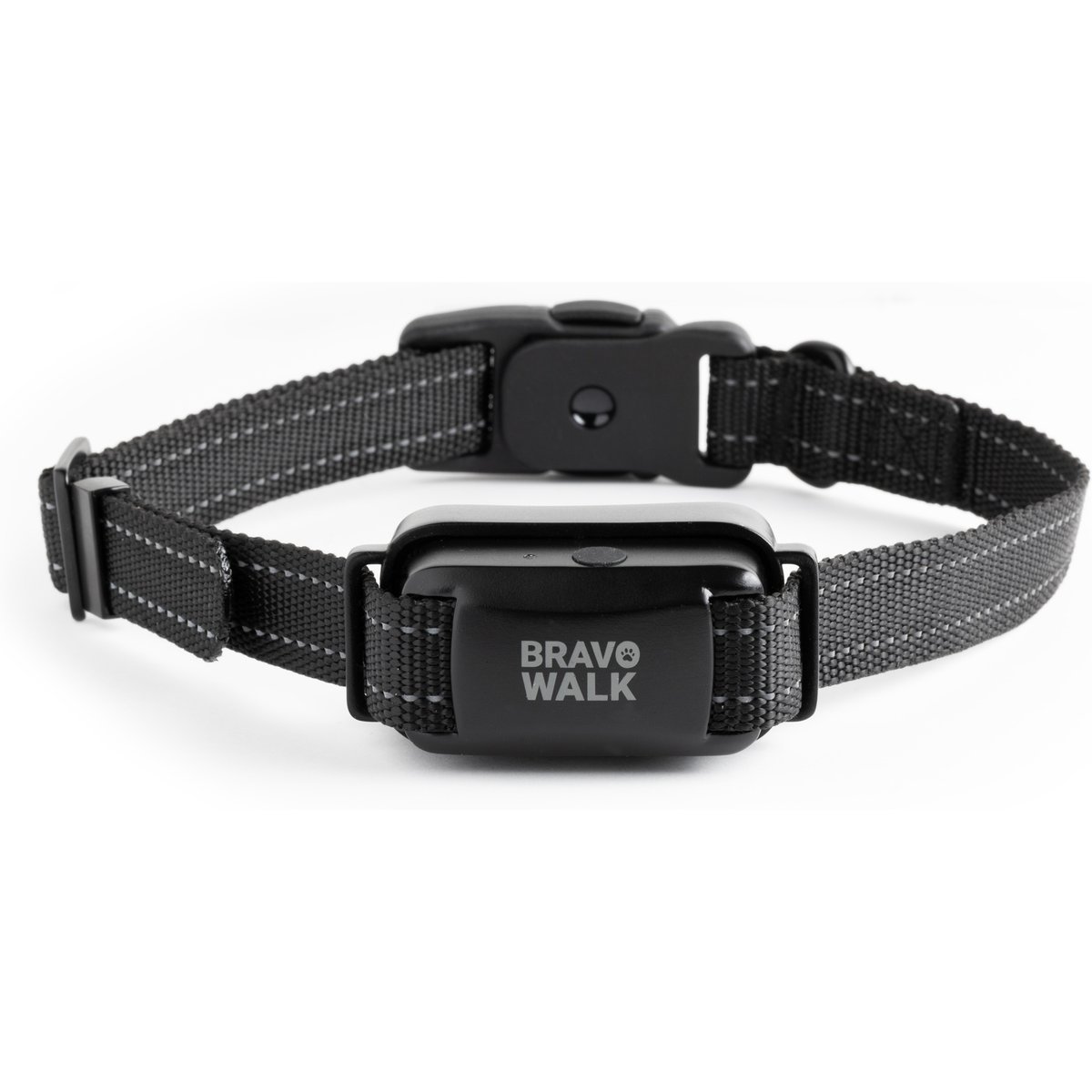 BravoWalk Pro No-Pull Dog Training Collar, Black, Medium: 11 to 16-in neck, 3/4-in wide