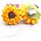 Show in main carousel: Mimi Green Sunflower Dog Collar Accessory, Medium slide 2 of 5