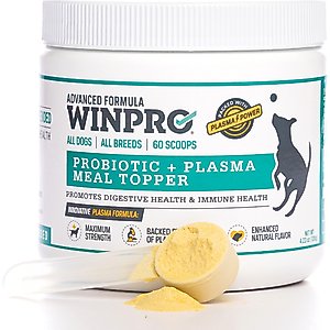 WINPRO Pet Probiotic + Plasma Meal Topper Dog Supplement, 60 scoops
