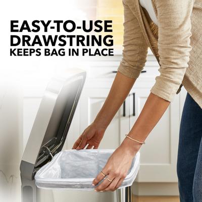 Show full view: Glad ForceFlex Odor Shield Drawstring Trash Bags, 13-gal, 110 count, Gain Original Scent slide 7 of 10