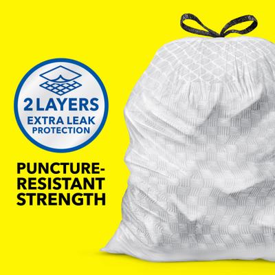 Show full view: Glad ForceFlex Odor Shield Drawstring Trash Bags, 13-gal, 110 count, Gain Original Scent slide 6 of 10