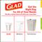 Show in main carousel: Glad Odor Shield Drawstring Trash Bags, 4-gal, 80 count, Sweet Citron & Lime Scent slide 5 of 10