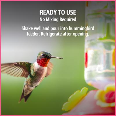 Show full view: Pennington Ready To Use ElectroNectar Hummingbird Food, 64-oz bottle slide 8 of 11