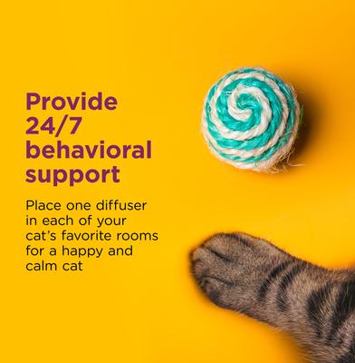 Show full view: Comfort Zone New Formula Calming Pheromone Diffuser Refill for Cats, 30-day, 1 count slide 7 of 11