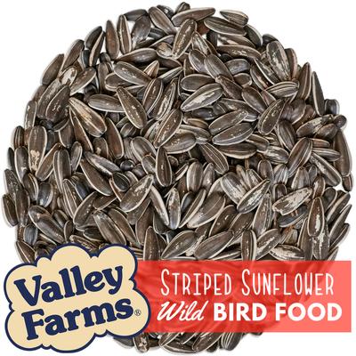 Show full view: Valley Farms Striped Sunflower Seed Wild Bird Food, 25-lb bag slide 2 of 9